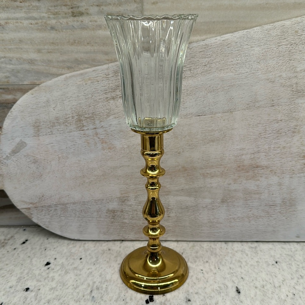 Brass candle holder